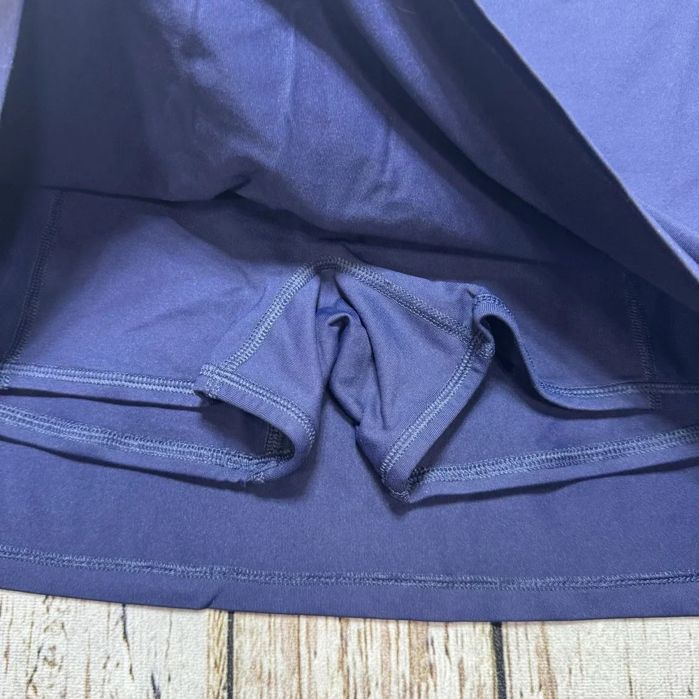RLX Ralph Lauren Skort Skirt Womens XL? Blue Golf Athletic Stretch Pockets Lined - Picture 5 of 7
